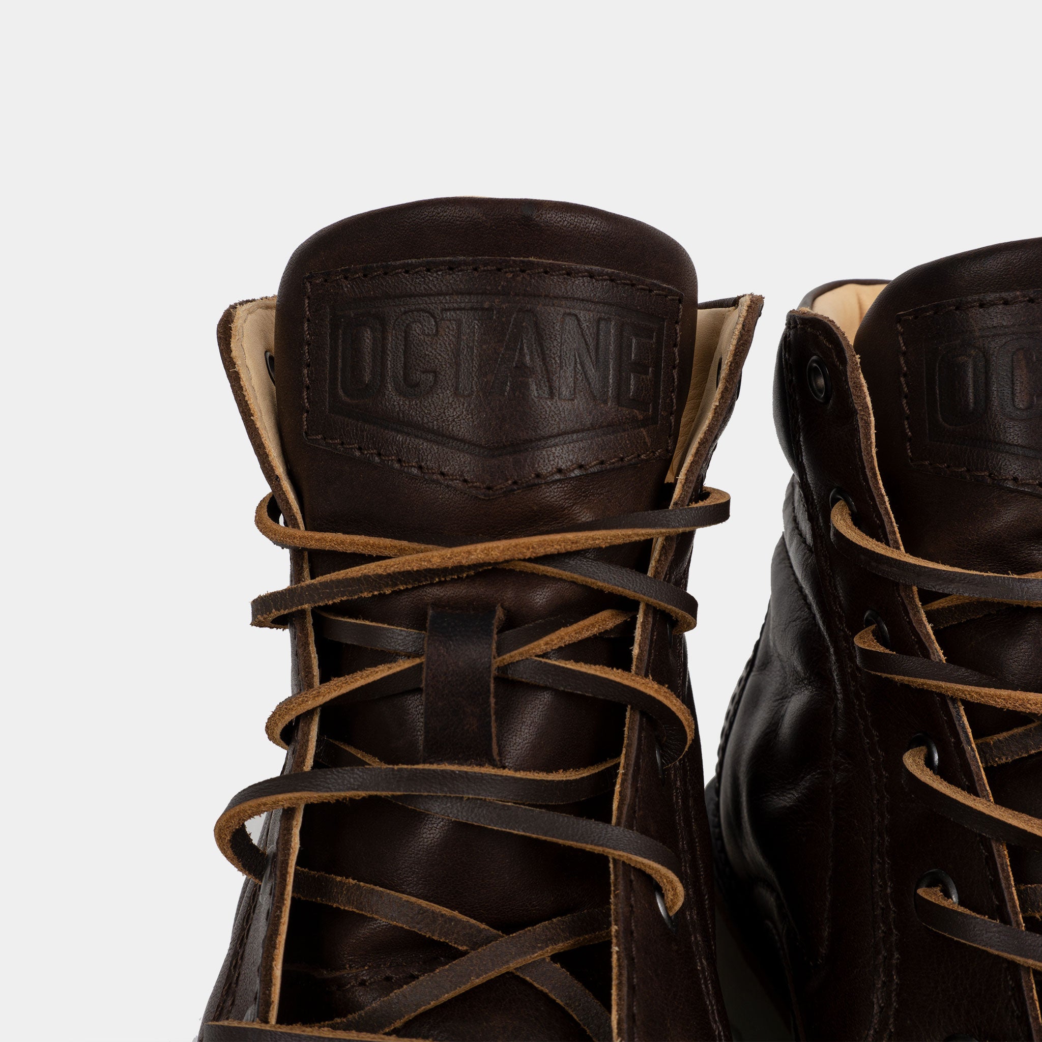 Combat boot hotsell dark brown