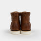 MT-622 moc toe leather boots in cognac